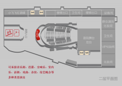 内含剧院大堂、观众坐席（楼座、池座）、舞台
