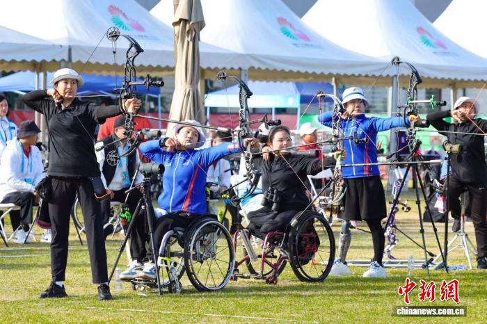 深圳残运会射箭赛开幕 163名运动员角逐21枚金牌